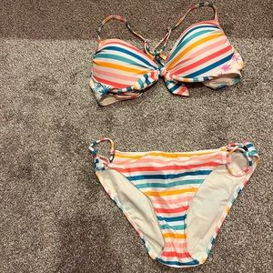 Rainbow bikini set